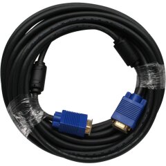 S-VGA Kabel Premium, 15pol HD Stecker / Stecker, schwarz,...