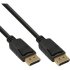 DisplayPort Kabel, schwarz, vergoldete Kontakte, 5m