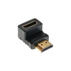 HDMI Adapter, Stecker / Buchse, gewinkelt unten,...