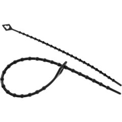 Kabelbinder Kugelbinder schwarz, L&auml;nge 150mm, 100 St&uuml;ck
