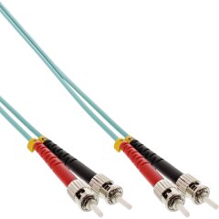 LWL Duplex Kabel, ST/ST, 50/125µm, OM3, 2m