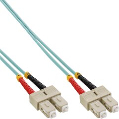 LWL Duplex Kabel, SC/SC, 50/125µm, OM3, 3m