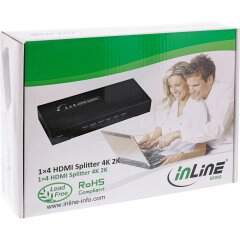 HDMI Splitter/Verteiler, 4-fach, 4K2K kompatibel