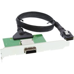 SAS Slotblech PCI mit Kabel, ext. SFF-8088 auf int....