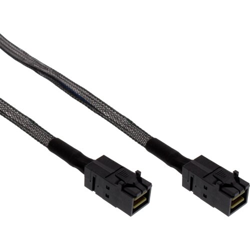 Mini-SAS HD Kabel, SFF-8643 zu SFF-8643, mit Sideband, 0,5m