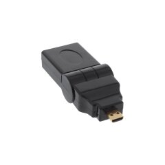 HDMI Adapter, HDMI A Buchse auf Micro HDMI D Stecker, flexibel, 4K2K kompatibel, vergoldete Kontakte