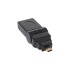 HDMI Adapter, HDMI A Buchse auf Micro HDMI D Stecker, flexibel, 4K2K kompatibel, vergoldete Kontakte