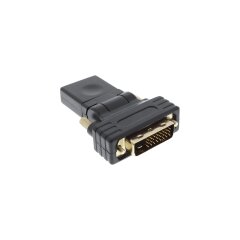HDMI-DVI Adapter, HDMI Buchse auf DVI Stecker, flexibler...