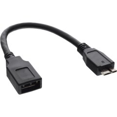 Micro-USB 3.0 OTG Adapterkabel, Micro-B Stecker an USB A...