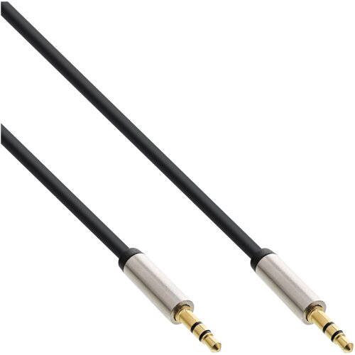 Slim Audio Kabel Klinke 3,5mm ST/ST, Stereo, 5m