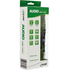 Slim Audio Kabel Klinke 3,5mm ST/BU, Stereo, 5m