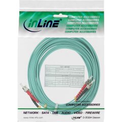 LWL Duplex Kabel, ST/ST, 50/125&micro;m, OM3, 25m