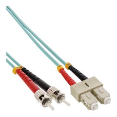 LWL Duplex Kabel, SC/ST, 50/125µm, OM3, 1m