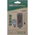 woodstick USB 3.0 Speicherstick, Walnuss Holz, 128GB
