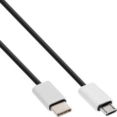 USB 2.0 Kabel, Typ C Stecker an Micro-B Stecker,...