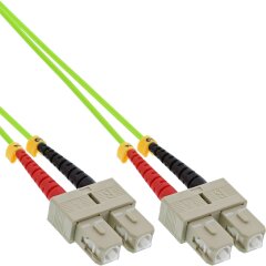 LWL Duplex Kabel, SC/SC, 50/125&micro;m, OM5, 15m