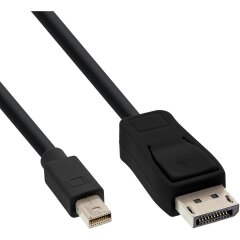 Mini DisplayPort zu DisplayPort Kabel, schwarz, 5m