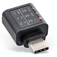 Mini USB-C 96KHz Hi-Res Audio Adapter, USB-C zu 3,5mm Buchse