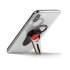 Smartphone 3in1 Smartclip KFZ-Halter, St&auml;nder, Finger Halterung, selbstklebender Handygriff, Smartphonehalter, Selfie Handyhalter, rot