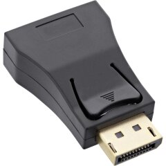 DisplayPort Konverter, DisplayPort Stecker auf VGA Buchse, FullHD/60Hz, schwarz/gold