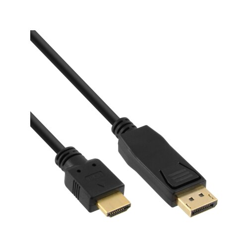 DisplayPort zu HDMI Konverter Kabel, schwarz, 10m