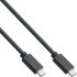 USB 3.2 Gen.2 Kabel, USB Typ-C Stecker/Stecker, schwarz, 1,5m