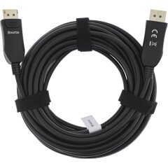 DisplayPort 1.4 AOC Kabel, 8K4K, schwarz, 40m