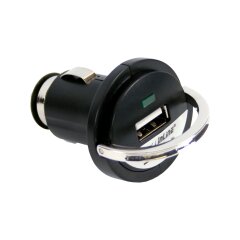 USB KFZ Ladegerät Stromadapter, 12/24VDC zu 5V...