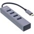 USB 3.2 USB-Typ C Multi Hub (4x USB-A 5Gb/s), OTG, Metallgeh&auml;use