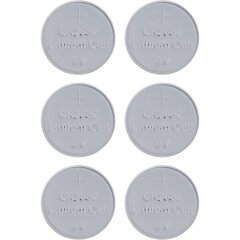 Knopfzellen, 3V Lithium, CR2032, 6er Pack