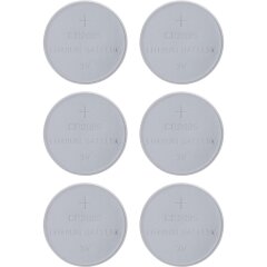 Knopfzellen, 3V Lithium, CR2025, 6er Pack