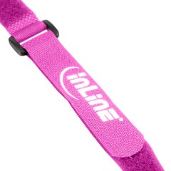 Klettschlaufen 20x200mm, 10er, pink