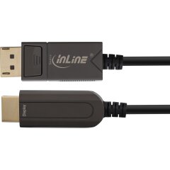 DisplayPort zu HDMI AOC Konverter Kabel, 4K/60Hz, schwarz, 50m