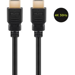 HDMI&trade;-High-Speed-Kabel mit Ethernet 1 m