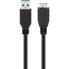 USB 3.0 SuperSpeed Kabel, Schwarz 3 m