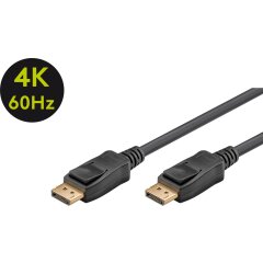 DisplayPort Verbindungskabel 1.2 VESA, vergoldet 1 m