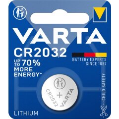 VARTA CR2032 (4022), Lithium-Knopfzelle, 3V