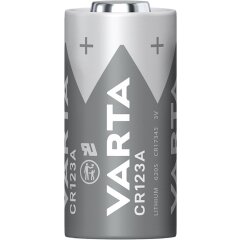VARTA CR123A (6205), Foto Lithium Batterie, 3V