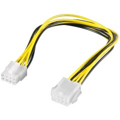 PC Stromkabel Verlängerung EPS, 8 Pin