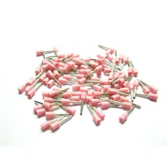 500 Stück Aderendhülsen isoliert 0,34mm² rosa