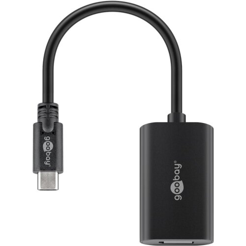 USB-C&trade;-auf-DisplayPort-Adapter Schwarz