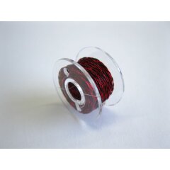 10m Kupferlackdraht rot/schwarz 2x0,15mm