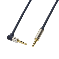 Audio-Kabel, 3,5 mm 3-Pin/M (90°) zu 3,5 mm 3-Pin/M,...