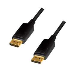 DisplayPort-Kabel, DP/M zu DP/M, 4K/60 Hz, CCS, schwarz, 3 m