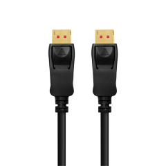 DisplayPort-Kabel, DP/M zu DP/M, 8K/60 Hz, AMP, schwarz, 10 m