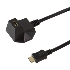 HDMI-Kabel, A/M zu A/F, 4K/60 Hz, Standfuß...