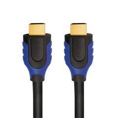 HDMI-Kabel, A/M zu A/M, 4K/60 Hz, schwarz/blau, 3 m