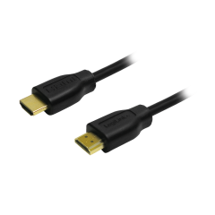 HDMI-Kabel, A/M zu A/M, 4K/30 Hz, schwarz, 0,2 m
