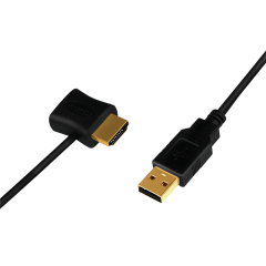HDMI-Strom-Adapter, USB-A/M zu HDMI-A/M + HDMI-A/F,...