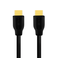 HDMI-Kabel, A/M zu A/M, 4K/60 Hz, CCS, schwarz, 1 m